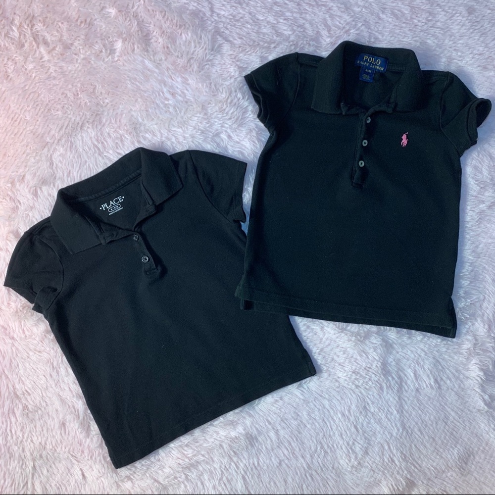 Preschool School Uniform Black Polo Shirts - Picture 15 of 15